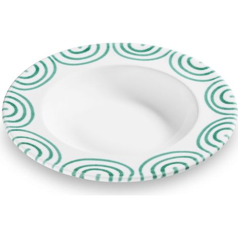 Gmundner Keramik Grüngeflammt, Assiette à soupe Gourmet (Ø 24cm) (1/3)