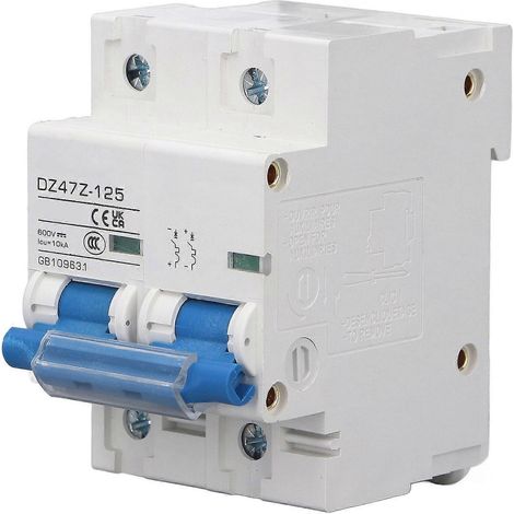 DC-Miniatur-Leistungsschalter 2P 10KA Hochstrom-Isolation 600V Luftschalter für Solar-PV-Systempaneele