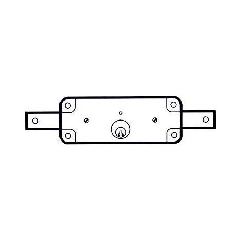 CERRADURA PUERTA METALICA 1511-AV MCM