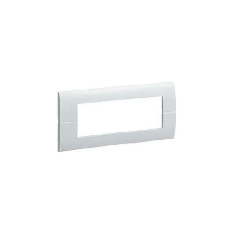 Hager WS411 - Systo 6M Plaque horizontale entraxe 57 blanc