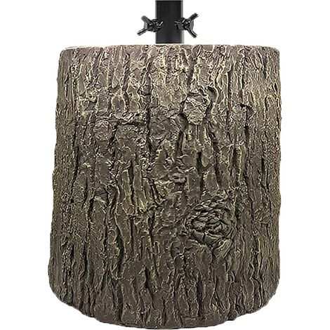 Tronco per albero di natale H 35 in vetroresina base piede supporto realistico elegante albero max altezza cm 180