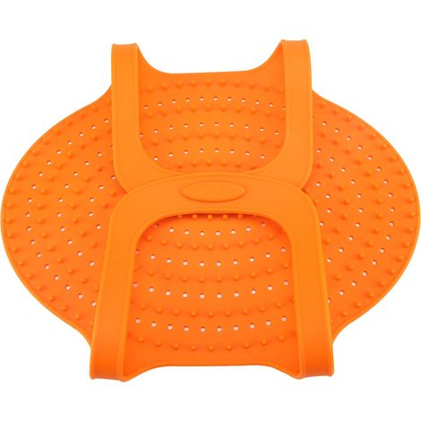 Tapis de cuisson en silicone alimentaire résistant à la chaleur pour volaille (Orange) (1/5)
