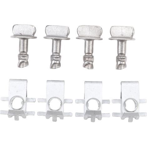 Kit de 4 attaches de couvercle moteur avec vis à ergots et écrous en zinc - Longueur vis 1.9cm (BB5Z-00817-A/W716006-S439) pour Explorer/Flex/Taurus/MKS/MKX/MKT (1/5)