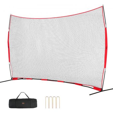 Barrikaden-Backstop-Netz, Ballsport-Absperrnetz, 507 x 140 x 312 cm Tragbare Übungsausrüstung mit Tragetasche, Schutzschirm für Baseball, Softball, Fußball Training für den Garten (1/5)