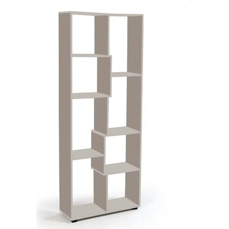 Libreria Gaia 70x24x178 cm tortora