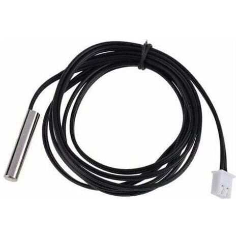 Sonde de température 1M haute précision NTC 10K / B3435 résistant à l'eau sonde de température de câble de thermistance (1/4)