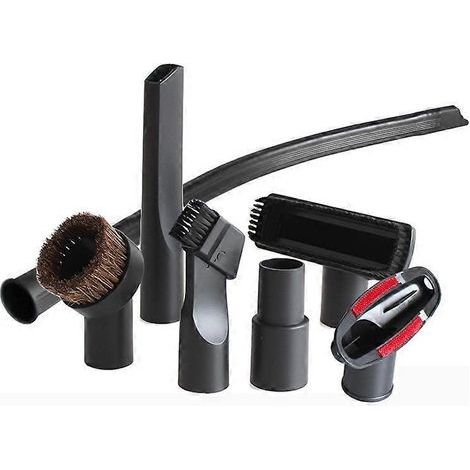 Kit d'accessoires 7 en 1 pour aspirateur : brosse, embout, suceur plat, outil pour escaliers, 32 mm et 35 mm, durable et fiable. (1/5)