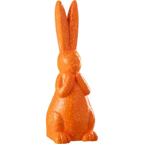 Statue Lapin Extérieur "Wyatt" 50cm Orange