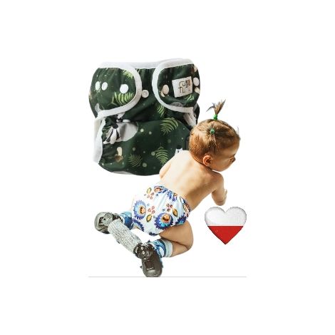 Couches NappiMe réutilisables avec revêtement PUL pour blaireaux (1/5)