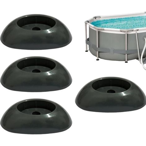 PVC-Poolstützfußabdeckungen, Ersatzteile für Poolrahmen, Gerätehalterung, Zubehör für vertikale Poolbeine (1/5)