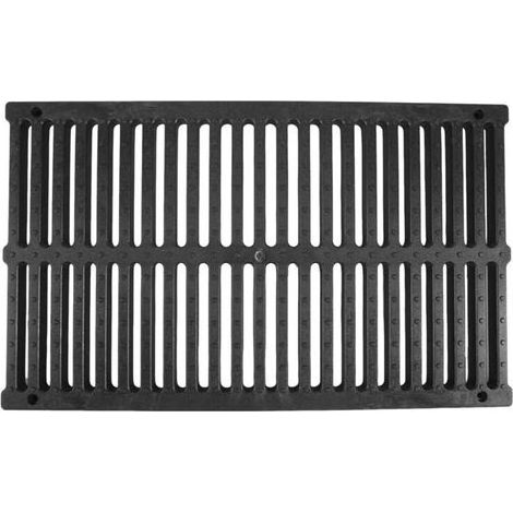 Grille de Drainage Rectangulaire en Résine Composite pour Égouts Tranchée et Regard (1/4)