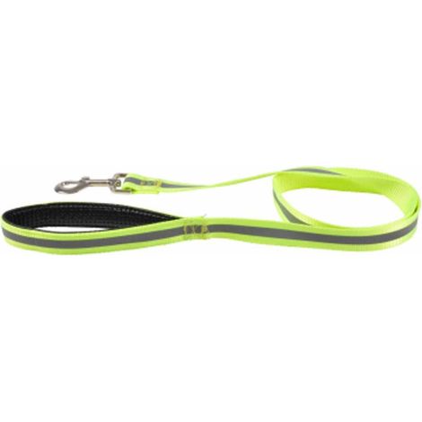 Laisse pour Chien "Bande Réfléchissante" 120cm Jaune