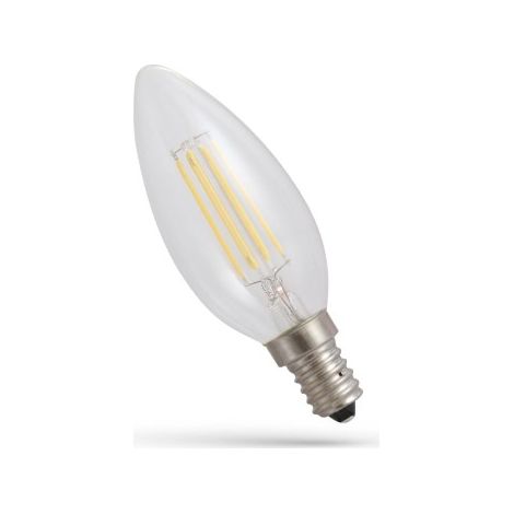 LED-Kerzenbirne COG WW klar WOJ+13874, 2700 K, 4 W
