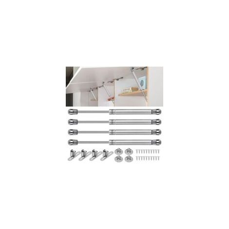 Vérins à gaz pour meuble – Lot de 4 – Charge 100N – Longueur étendue 270mm – Installation facile pour portes de cuisine - Cuisine100N (1/4)