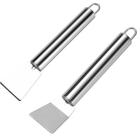 CSPARKV Réfrigérateur Manuel Dégivreur,2 Pièces Pelle Dégivrage,Grattoir de Dégivrage,Grattoir pour Réfrigérateur,Acier Inoxydable Congélateur de Glace Pelle,pour Nettoyer Cuisine (1/4)