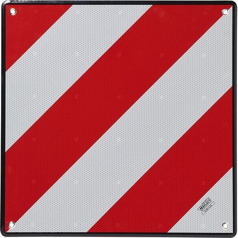 Panneau de signalisation arrière en aluminium 50x50cm pour l'Espagne V20