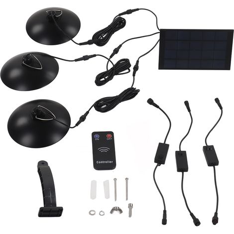 Lampada solare con telecomando a infrarossi – alta luminosità – impermeabile IP65 – LED – per esterni e cortili