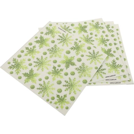 Autocollants flocons de neige lumineux auto adhésifs Toyvian (1/5)