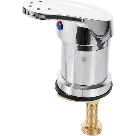 Robinet de qualité professionnelle, simple et durable, plaqué cuivre argenté, 7,8 pouces. (1/5)