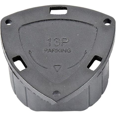 Cache Prise Remorque - 13 Broches - Protection Connecteur Étanche Contre Humidité Poussière - Polypropylène Résistant - Pour Attelage Véhicule et Remorque - 1 Pièce