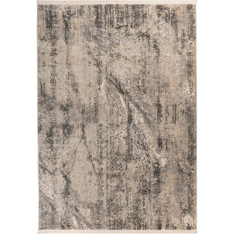 Tappeto grigio Adela in polipropilene effetto vintage (1/4)