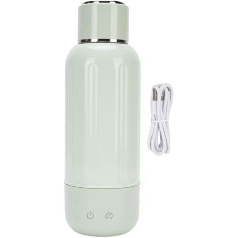 Bouilloire électrique de voyage 500 ml sans fil rechargeable portable avec 5 réglages de température pour camping-car vert (1/5)