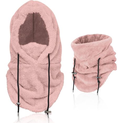 Cagoule Hiver Polaire Chaud Femme Homme, Polaire Cagoule d'hiver Thermique Chaud Respirant, Chaude Cache Cou Unisexe, pour Ski Vélo Randonnée Sports De Plein Air d'hiver (1/5)