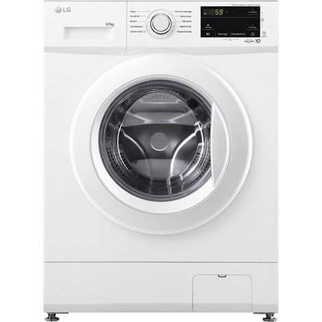 LG – Lave-linge séchant 5 kg – Charge avant – Vitesse d'essorage 1400 tr/min – Classe énergétique E – Pose libre – Blanc
