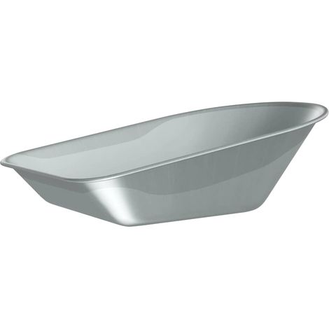 Remplacement du plateau de brouette Argenté 90 x 63 x 28 cm