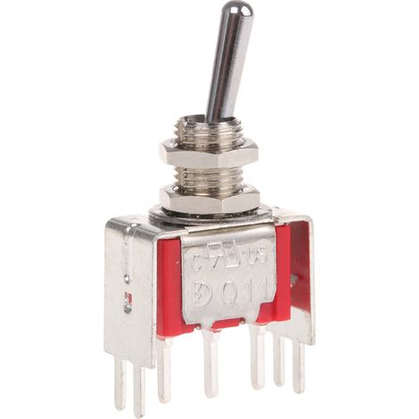 Interrupteur à levier RS PRO, Verrouillable, 1RT, 5 A @ 250 V c.a. ( Prix pour 1 )