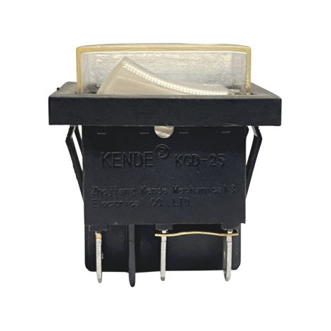 KENDE KCD-25 Wippschalter 250V 25A 6Pin Schalter mit Spritzwasserabdeckung (1/5)