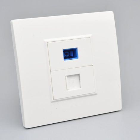 SC Glasfaser-Schnittstelle, Wandstecker, RJ45-Netzwerkanschlussfeld, Connecto1-Typ (1/4)