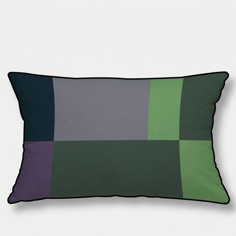Samt-Dekokissen 35x60 cm Debra 60 - Bunt 1 (1/2)