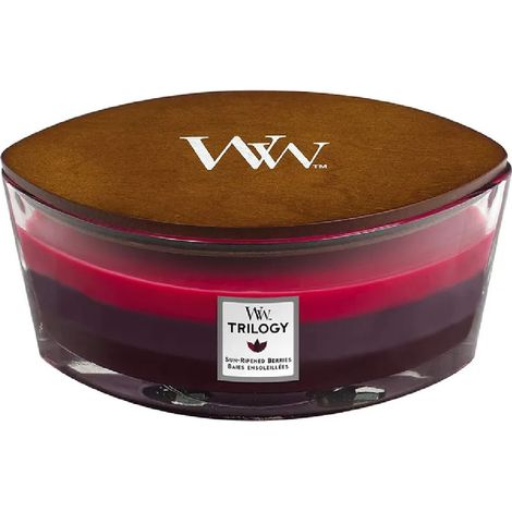 Woodwick Ellipse Trilogy Vela Perfumada Transparente