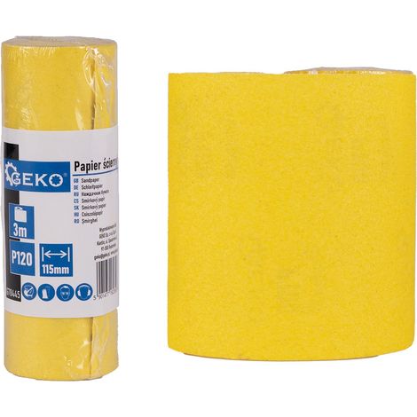 Carta vetrata - rotolo 115 mm x 3 m P120 (100) (1/3)