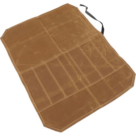 Sacoche de cuisine en toile imperméable, résistante à l'eau, pour ustensiles de cuisine, idéale pour les voyages et le camping (kaki). (1/5)