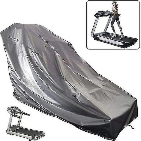 Housse imperméable pour tapis roulant, housse anti-poussière pour appareils de fitness d'intérieur et d'extérieur (argent, 20095150cm) (1/2)