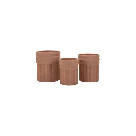 Colombie ensemble de 3 cachets d'extérieur cm ø 41,5x50-36x45-30,5x39,5 (trou cmø 27-32-37) (1/5)