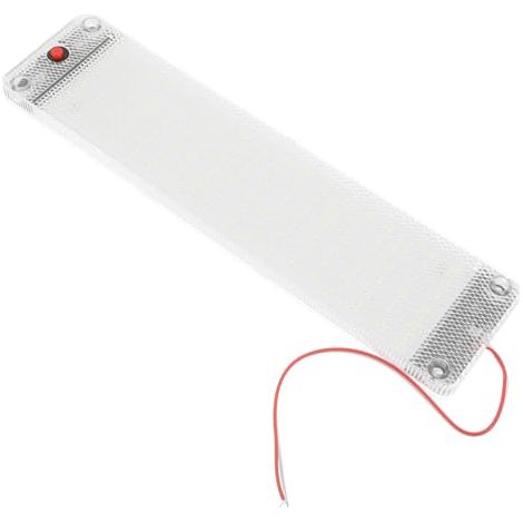 Lampe Intérieure de Voiture à LED 24v 108 Perles Lumineuses. Coque en Acrylique Cristal. Éclairage Plafond Élégant pour Lecture et Transport en Camion ou Van (1/5)