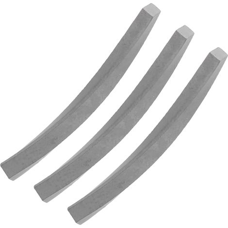Lot de 3 lames de rechange pour fraiseuse latérale, pour le traitement de barres spirales en acier au tungstène 1632 (1/5)