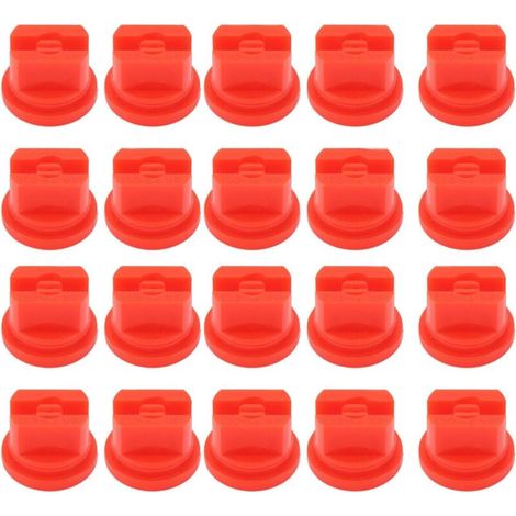 20 Pcs Flat Fan Spray Nozzles, Even Spray Distribution, 110 Degree Agricultural Sprayer Atomizing Nozzle for Spray Cleaning (1/5)