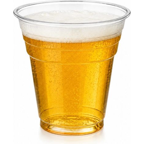 300 Bicchieri plastica trasparente dura tipo Kristal da 200 cc usa e getta - Ideali per Bevande Fredde e Calde - 6 confezioni da 50 bicchieri monouso (1/5)