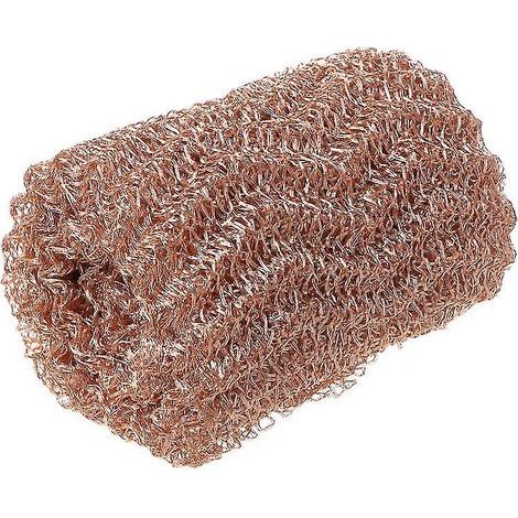 Zerbrochener roter Kupferschaumfilter zum Filtern von Gasen und Flüssigkeiten, zum Entschäumen von Dämpfen und Flüssigkeiten. (1/4)