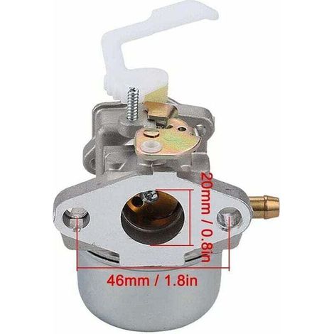 Carburateur pour moteurs Briggs & Stratton 698055 690152 694203 121602 121607 121612, avec joints de filtre à air 697029 690610 et filtre à carburant