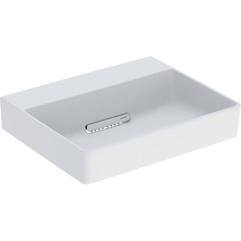 Geberit ONE Aufsatzwaschtisch, Abgang horizontal, weiß matt, (1/5)