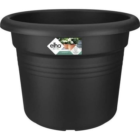 Pot de fleurs Rond GREEN BASICS - Plastique - Ø43,8 x H33,8 cm - Terre cuite doux (1/5)