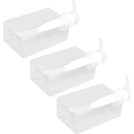 3 Bouteilles à Pompe 150ml Vides pour Savon Liquide, Récipients en Plastique pour Cuisine et Salle de Bain (1/5)