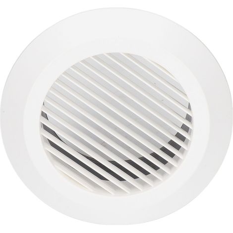 Couvercle de bouche d'aération ronde PP ABS sans vis pour salle de bain cuisine wc 15 cm (1/5)