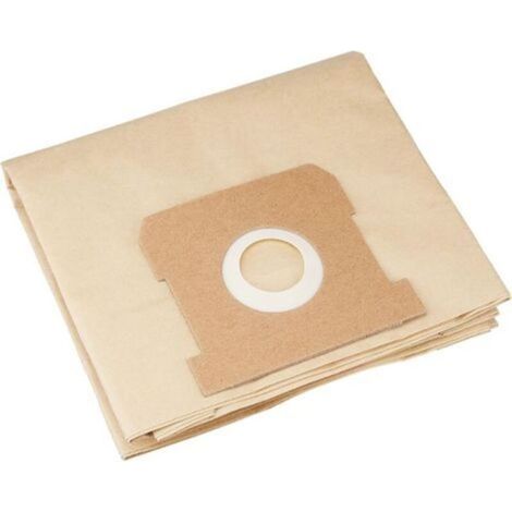Sacs de rechange pour aspirateur Kärcher 6.959-130.0 WD3 WD3P MV3, sacs filtrants en papier pour aspirateurs eau et poussière, sacs pour Kärcher WD3 Premium, accessoires et pièces détachées (5 jeux) (1/5)