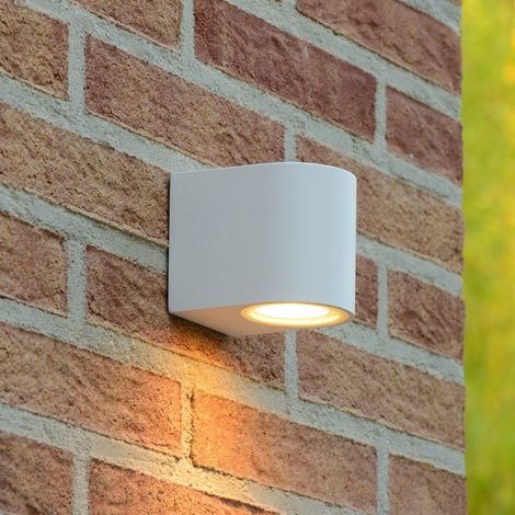 Lucide ZORA-LED - Wandstrahler / Wandleuchte Innen/Außen - LED Dim. - GU10 - 1x5W 3000K - IP44 - Weiß (1/4)